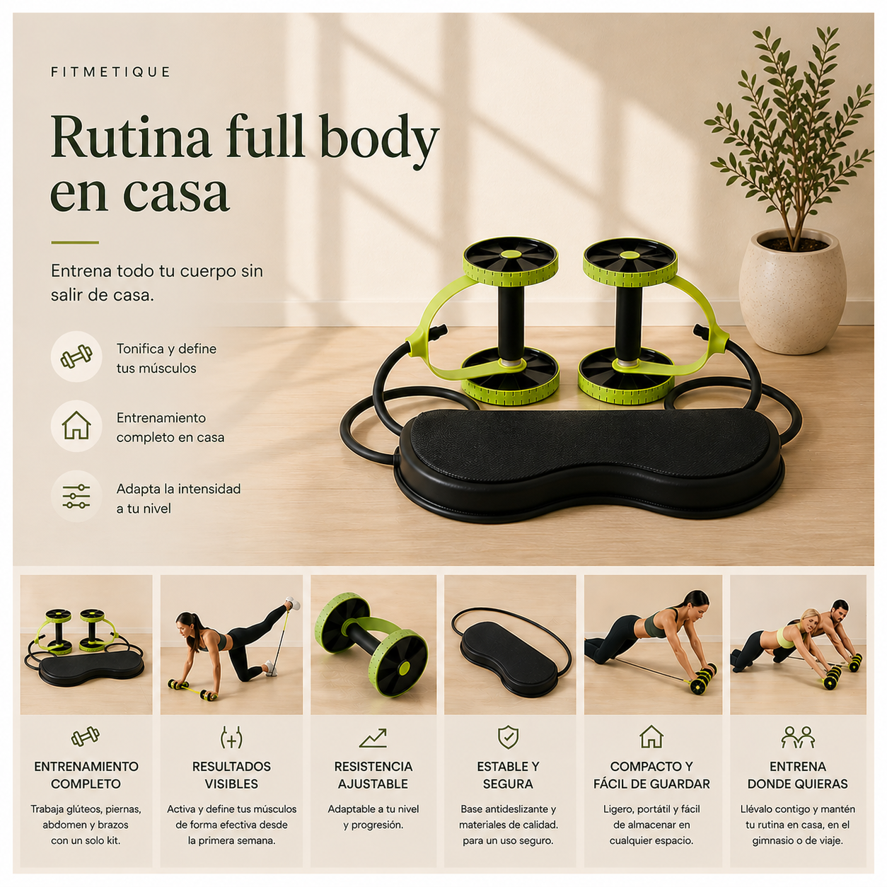 Rutina full body en casa