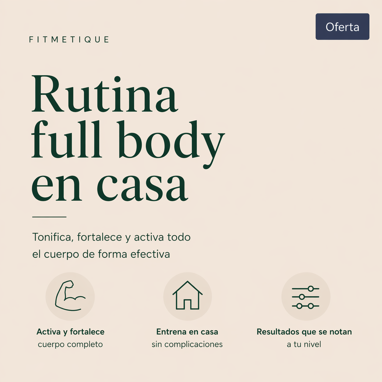 Rutina full body en casa